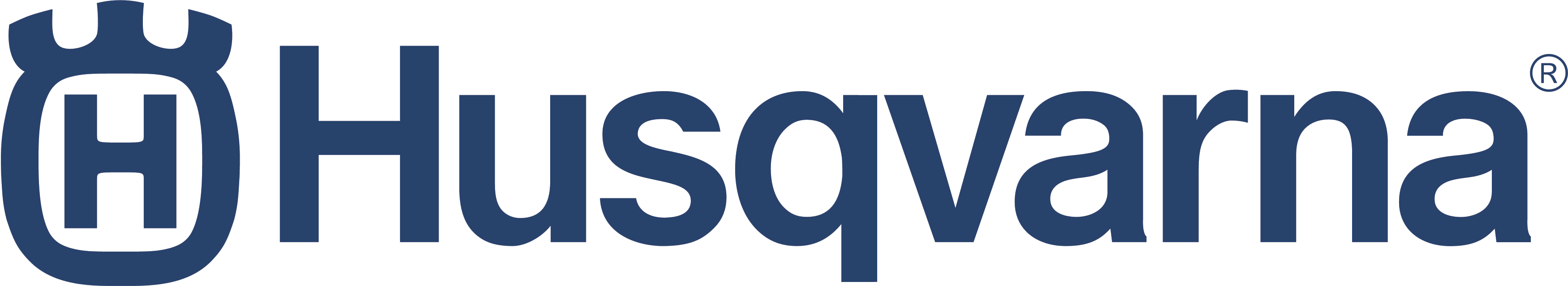 Husqvarna Blue logo